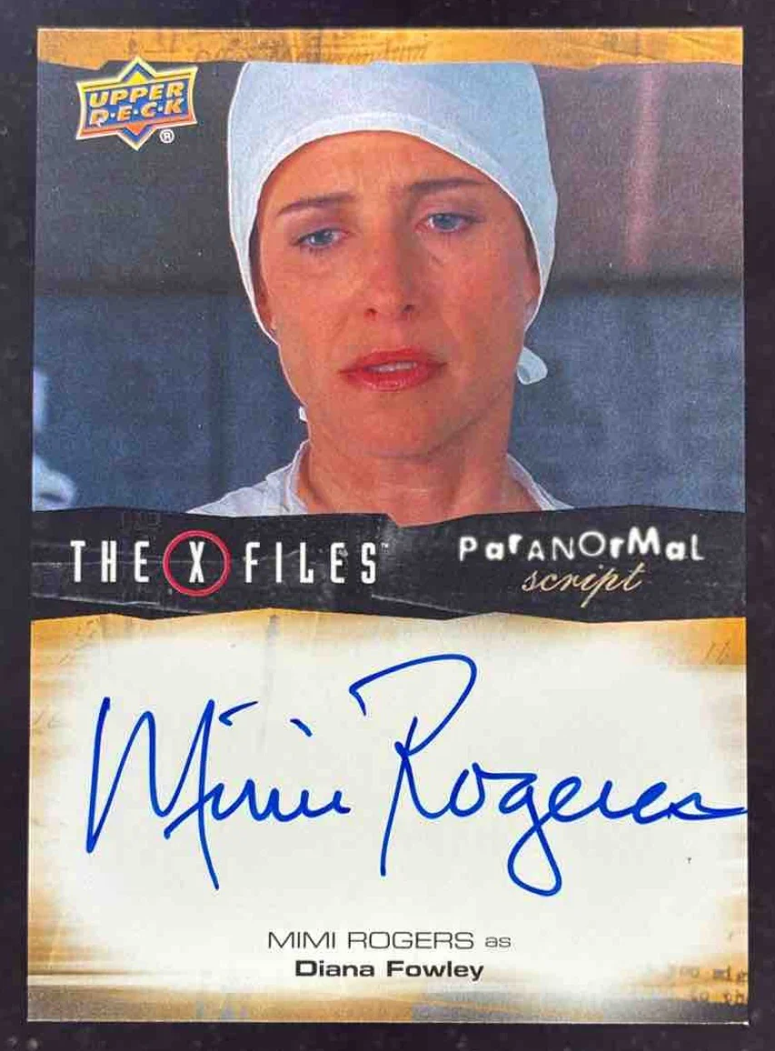 2019 The X-Files UFOs and Aliens Edition Paranormal Script #A-RO Mimi Rogers