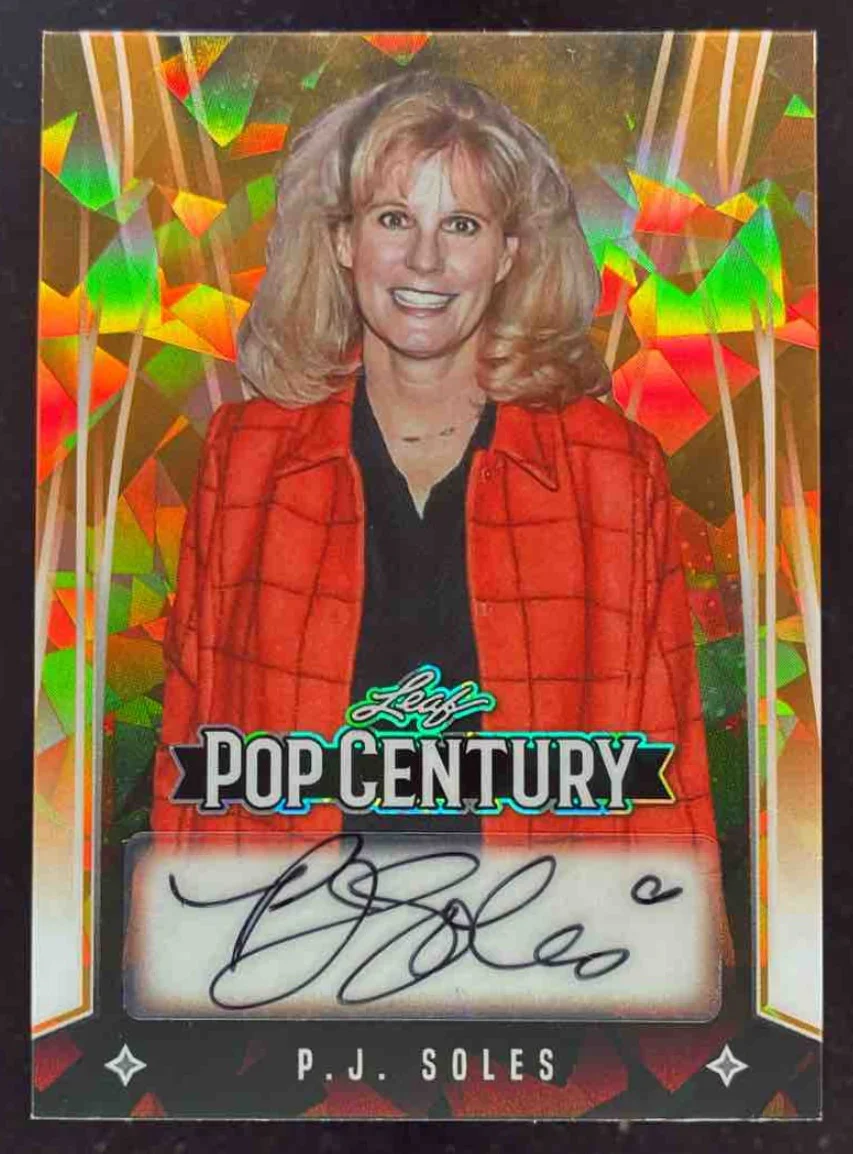 2025 Leaf Metal Pop Century Crystal Gold #BA-PJS P.J. Soles Autograph Auto 1/1